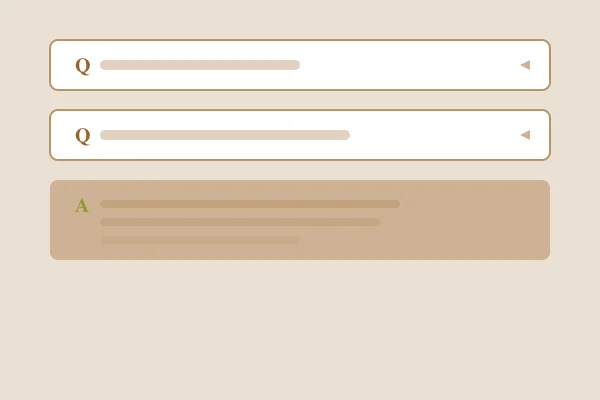 정복걸 브랜드화 관련 질문과 답변 아이콘